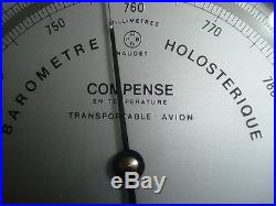 Real ANTIQUE French Barometre HOLOSTERIQUE Marine BAROMETER MADE IN FRANCE