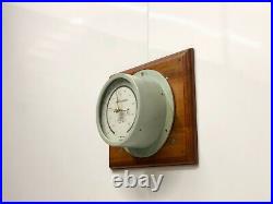 Reclaimed Vintage Utsuki Keiki Aneroid Barometer Maritime from Yokohama Japan Reclaimed Vintage Utsuki Keiki Aneroid Barometer Maritime from Yokohama Japan