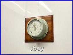 Reclaimed Vintage Utsuki Keiki Aneroid Barometer Maritime from Yokohama Japan Reclaimed Vintage Utsuki Keiki Aneroid Barometer Maritime from Yokohama Japan