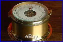 SCHATZ SHIP BAROMETER BELL CHIME THERMOMETER