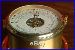 Schatz Ship Barometer / Thermometer, Nice Condition