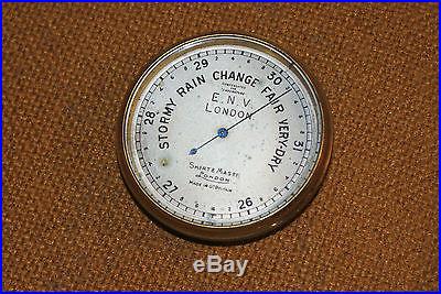 SHORT & MASON, LONDON VINTAGE BAROMETER, C. 1910 WORKS