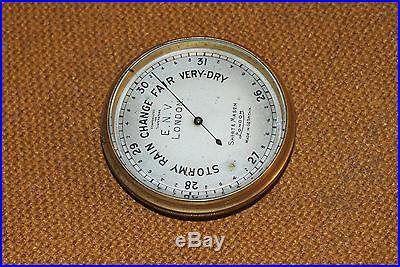 SHORT & MASON, LONDON VINTAGE BAROMETER, C. 1910 WORKS