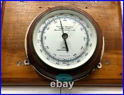 SUNDO Fabrikation Vintage Old Marine Ship Aneroid Weather Barometer West Germany