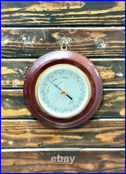 SUNDO Maritime Barometer Reclaimed Wooden Ship Weather Gauge Nautical Decor SUNDO Maritime Barometer Reclaimed Wooden Ship Weather Gauge Nautical Decor