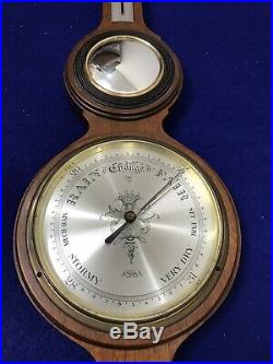 Salem-Made in England. Solid Mahogany, Barometer, Thermometer, Relative Humidity