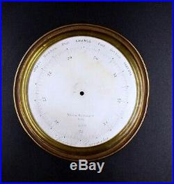 Scarce Antique Martin Baskett Company Paris Aneroid Barometer # 12273