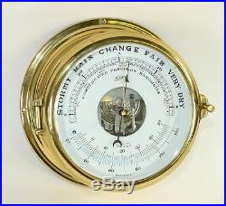 Schatz Compensated Barometer & Thermometer Made In W. Germany Works Bg57
