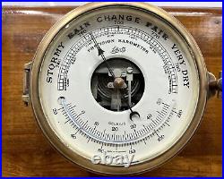 Schatz Stormy Rain Change Fair Very Dry Precision Barometer Made in W. Germany