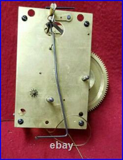 Seth Thomas #2 Brass Railroad Regulator Wall Clock Movement For Parts/Repair