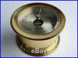 Seth Thomas Vintage Marine Brass Barometer Made In Germany