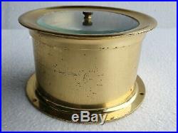 Seth Thomas Vintage Marine Brass Barometer Made In Germany