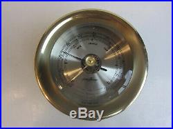 Seth Thomas Vintage Marine Brass Barometer Made In Taiwan