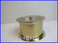 Seth Thomas Vintage Marine Brass Barometer Made In Taiwan