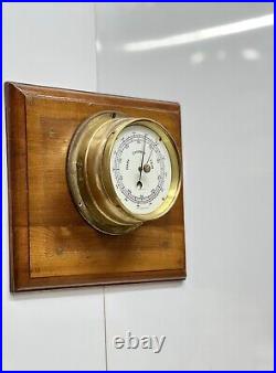 Ship Rain Change Fair Compensated Barometer Made in Western Germany