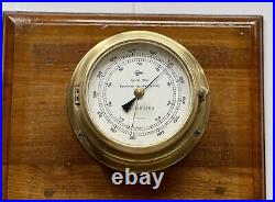 Ship Salvaged Maritime Instrument Baumuster Barigo Compensated Barometer Germany