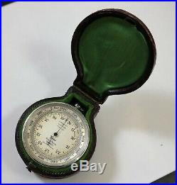Short & Mason Tycos Combo Barometer, Compass & Thermometer, Works, Original Case