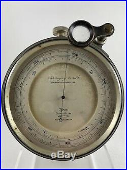 Short & Mason Tycos surveying aneroid barometer, No. G3