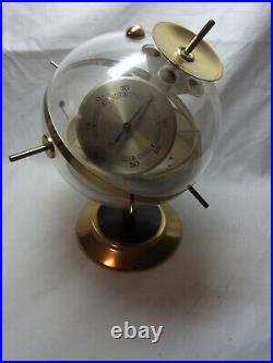 Sputnik Space Age Desk Barometer Sputnik Weather Station Mid Century German #UE