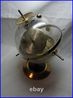 Sputnik Space Age Desk Barometer Sputnik Weather Station Mid Century German #UE