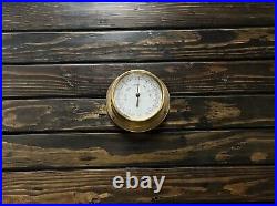 Stormy Rain Change Fair Antique Ship Barigo Aneroid Barometer Made in Germany