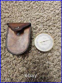 Super Rare James Pittkin/James Green New York antique brass barometer