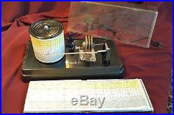 Taylor Barograph Excellent Condition Tested Clean Charts Ink Instructions