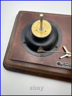 Taylor Instrument Companies Company Wood Stormograph Barometer Reader PARTS