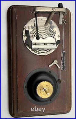 Taylor Instrument Companies Company Wood Stormograph Barometer Reader PARTS