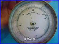 Taylor Instrument Rochester Compensated Temperature Altimeter Barometer No. 3544