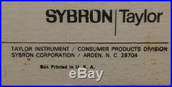 Taylor Instruments # 5522 Mason's Form Hygrometer Thermometer New Old Stock