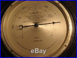Taylor Weather Station Stormoguide Waterbury Barometer Thermometer Banjo Eagle