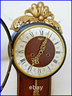 Terrific Rococo Linden Free Swinger Striking Wall Clock