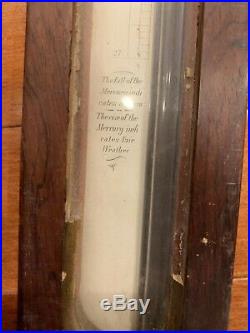 Timby's Victorian Antique Stick Barometer pat. 1857-no mercury-conversation piece