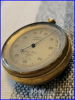 Tycos Short & Mason Pocket Barometer London