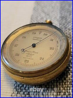 Tycos Short & Mason Pocket Barometer London