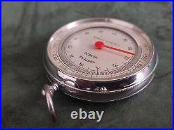 Untested Decorative Vintage F. Sass & Co Altimeter Made In Hamburg 1930's + Case