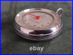 Untested Decorative Vintage F. Sass & Co Altimeter Made In Hamburg 1930's + Case