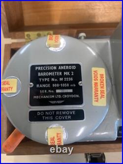 Used Negretti Zambra Mk2 Type M2236 900-1050mb Precision Aneroid Barometer Used Negretti Zambra Mk2 Type M2236 900-1050mb Precision Aneroid Barometer