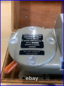 Used Negretti Zambra Mk2 Type M2236 900-1050mb Precision Aneroid Barometer
