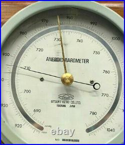 Utsuki Keiki Aneroid Nautical Vintage Compensated Barometer to Analog Weather