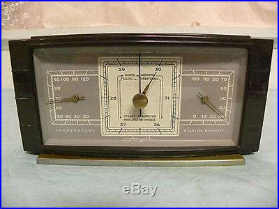 VINTAGE ADVERTISING AIRGUIDE TEMPERATURE AND RELATIVE HUMIDITY INSTRUMENT 5M