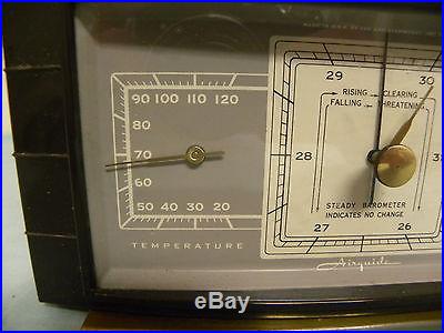 VINTAGE ADVERTISING AIRGUIDE TEMPERATURE AND RELATIVE HUMIDITY INSTRUMENT 5M