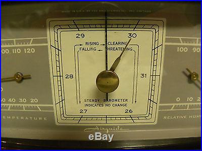 VINTAGE ADVERTISING AIRGUIDE TEMPERATURE AND RELATIVE HUMIDITY INSTRUMENT 5M