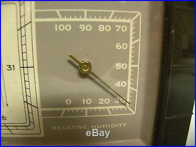 VINTAGE ADVERTISING AIRGUIDE TEMPERATURE AND RELATIVE HUMIDITY INSTRUMENT 5M