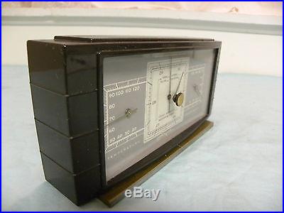 VINTAGE ADVERTISING AIRGUIDE TEMPERATURE AND RELATIVE HUMIDITY INSTRUMENT 5M