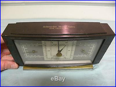 VINTAGE ADVERTISING AIRGUIDE TEMPERATURE AND RELATIVE HUMIDITY INSTRUMENT 5M