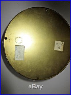 VINTAGE BRASS SCHATZ COMPENSATED PRECISION SHIPS BAROMETER THERMOMETER Germany