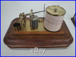 VINTAGE ENGLISH MADE BAROGRAPH IN MINT CONDITION JAMES J. HICKS LONDON