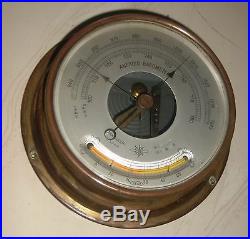 Vintage Marine Aneroid Barometer 100% Original